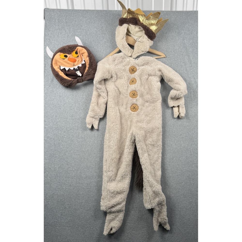 Pottery Barn Kids Max Costume Kids 4-6 Cream Where the Wild Things Are Jumpsuit